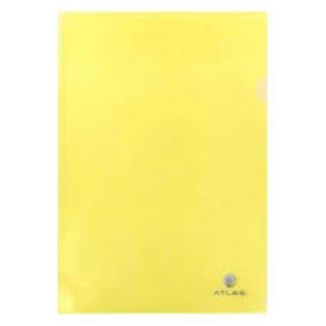 Atlas Clear Folder PP 0.2mm A4 Yelow AS-F31424